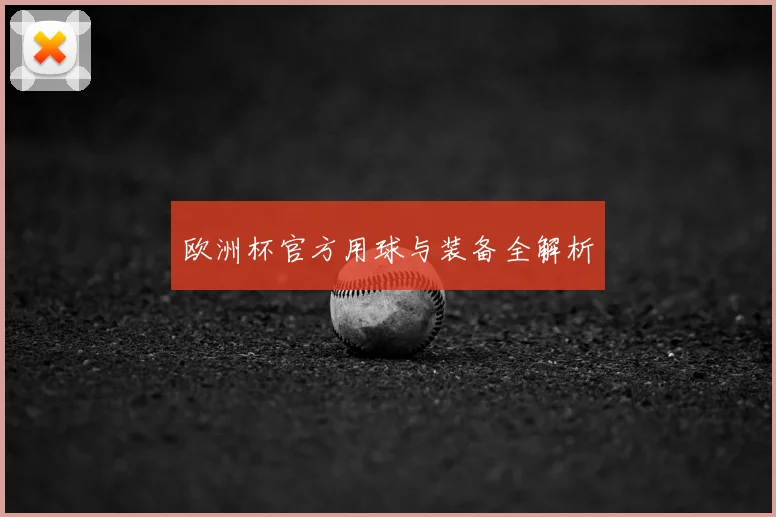 欧洲杯官方用球与装备全解析
