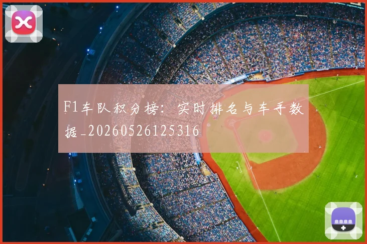 F1车队积分榜：实时排名与车手数据_20260526125316
