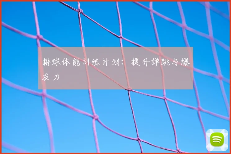 排球体能训练计划：提升弹跳与爆发力